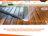 powerwash.com.au Webseite Vorschau