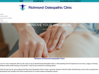 richmondosteopathicclinic.co.nz Webseite Vorschau