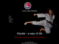 karate-origins.de Webseite Vorschau