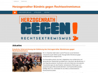 herzogenrath-gegen-rechtsextremismus.de Webseite Vorschau