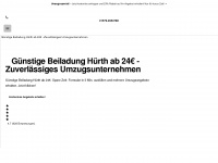 beiladung-huerth.de Webseite Vorschau