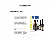 alkoholfrei-wein.de Webseite Vorschau