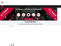 klingenhaus.de Webseite Vorschau