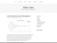 baltic-labor.de Webseite Vorschau