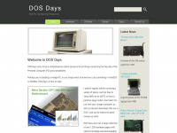 dosdays.co.uk Webseite Vorschau