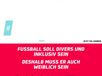 frauenfuerfussball.com Webseite Vorschau