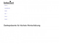 dankepraesent.de Webseite Vorschau