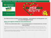 bewegdichroute.de Webseite Vorschau