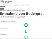 bodenproben-olua.at Webseite Vorschau