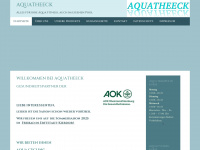 aquatheeck.de Webseite Vorschau