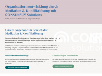 consensus-solutions.org Webseite Vorschau