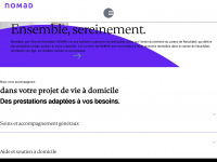 nomad-ne.ch Webseite Vorschau