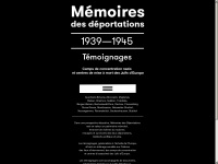 memoiresdesdeportations.org Webseite Vorschau