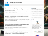 dein-beamer-ratgeber.de Webseite Vorschau