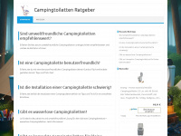 campingtoiletten-ratgeber.de Webseite Vorschau