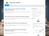 handmixer-berater.de Webseite Vorschau