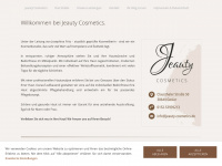 jeauty-cosmetics.de Webseite Vorschau