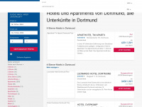 hotels-dortmund.com Webseite Vorschau