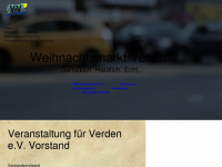 veranstaltungfuerverden.de Webseite Vorschau