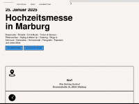 hochzeitsmessemarburg.de Webseite Vorschau