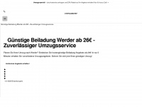 beiladung-werder.de Webseite Vorschau