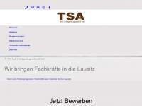 tsa-lausitz.de Webseite Vorschau