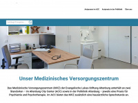 mvz-lukasstiftung-altenburg.de Webseite Vorschau