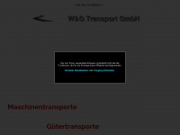 wg-transporte.de Webseite Vorschau