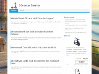 e-scooter-berater.de Webseite Vorschau