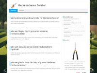 heckenscheren-berater.de Webseite Vorschau