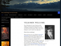 norse-mythology.org Webseite Vorschau