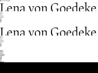 vongoedeke.com Webseite Vorschau