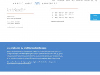 kardiologie-ammersee.de Webseite Vorschau