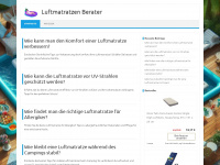 luftmatratzen-berater.de Webseite Vorschau