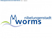 bildungspanorama-worms.de Webseite Vorschau