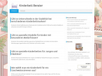 kinderbett-berater.de Webseite Vorschau