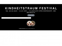 kindheitstraum-festival.de Webseite Vorschau