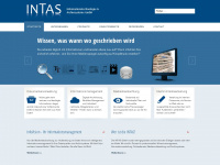 intas-online.de Webseite Vorschau