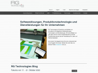 rg-technologies.de Webseite Vorschau