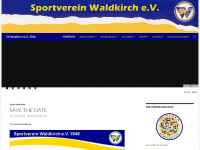 sv-waldkirch.de Webseite Vorschau
