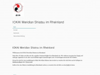 meridian-shiatsu.de Webseite Vorschau