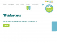 weidewonne.de Webseite Vorschau