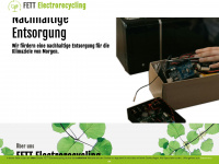 fett-electrorecycling.de Webseite Vorschau