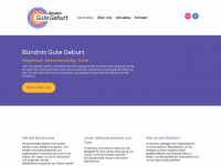 bündnis-gute-geburt.de Webseite Vorschau