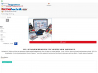 fischertechnikwebshop.com Webseite Vorschau