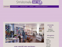 strickstudio-geyer.de Webseite Vorschau