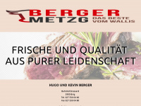 bergermetzg.ch Webseite Vorschau