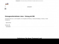 jena-umzugshelfer.de Webseite Vorschau