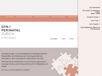 gyn-perinatal.com Webseite Vorschau