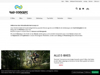 rad-concept.com Webseite Vorschau